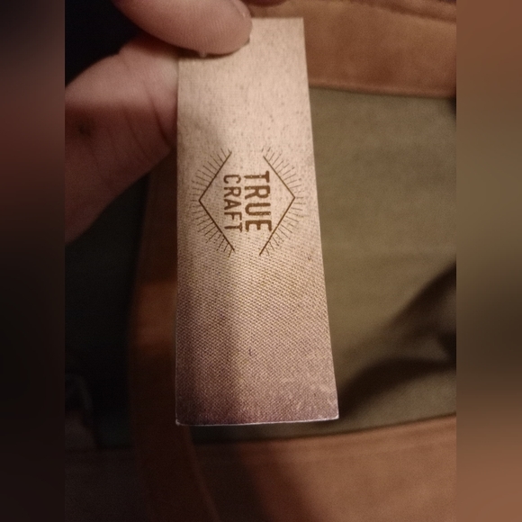 NWT TRUE CRAFT CANVAS AND LEATHER BAG - Picture 4 of 7